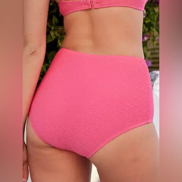 Aerie high waisted full coverage bikini bottom size medium Nwt - Picture 2 of 7